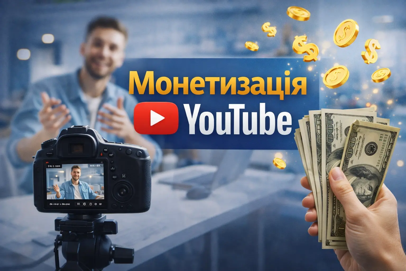 Як монетизувати YouTube в Україні - Про HR