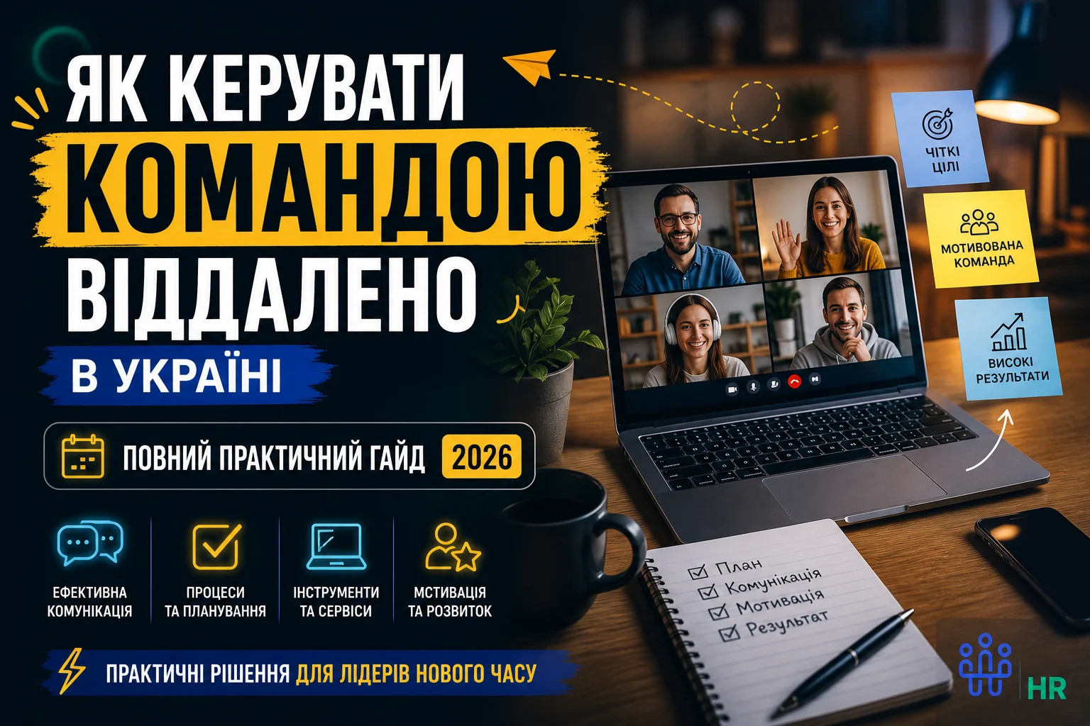 Як керувати командою віддалено в Україні: повний практичний гайд 2026 - Про HR