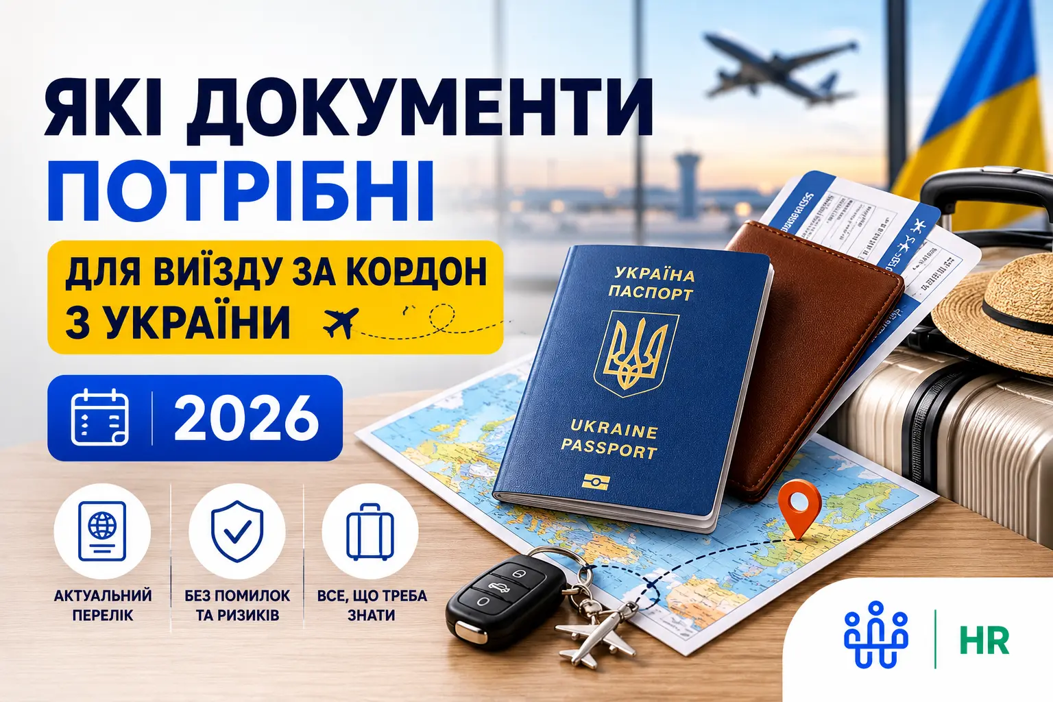 Які документи потрібні для виїзду за кордон з України: повний практичний гайд 2026 - Про HR