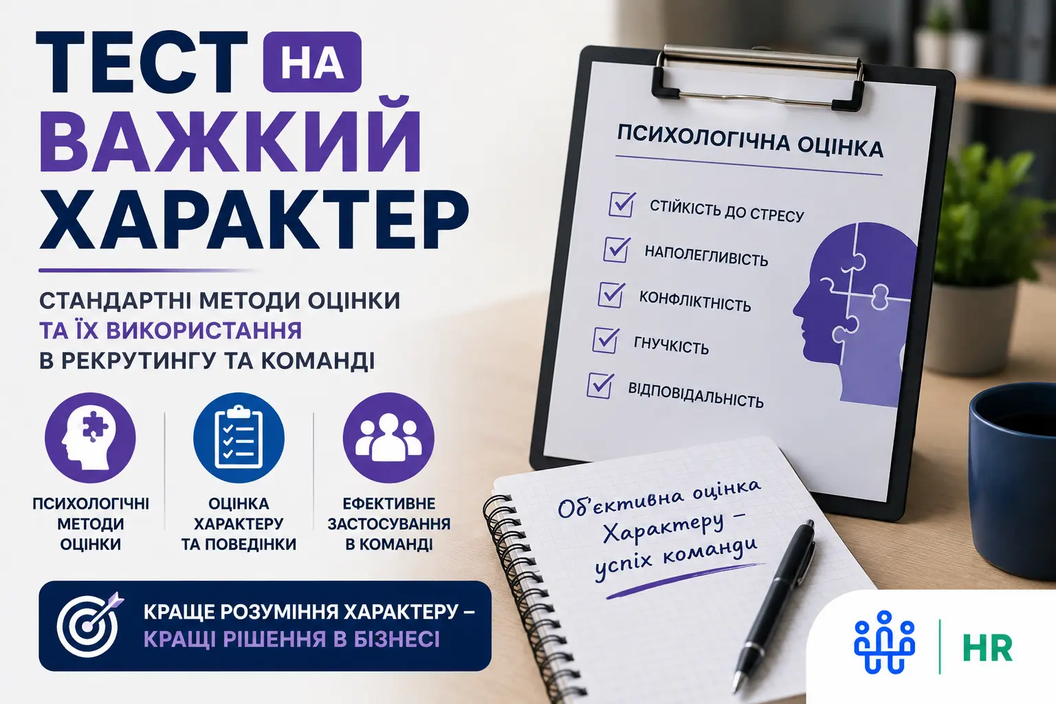 Тест на важкий характер: стандартні психологічні методи оцінки - Про HR
