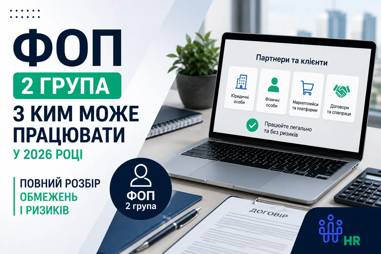 ФОП 2 група з ким може працювати у 2026 році: повний розбір обмежень і ризиків - Про HR