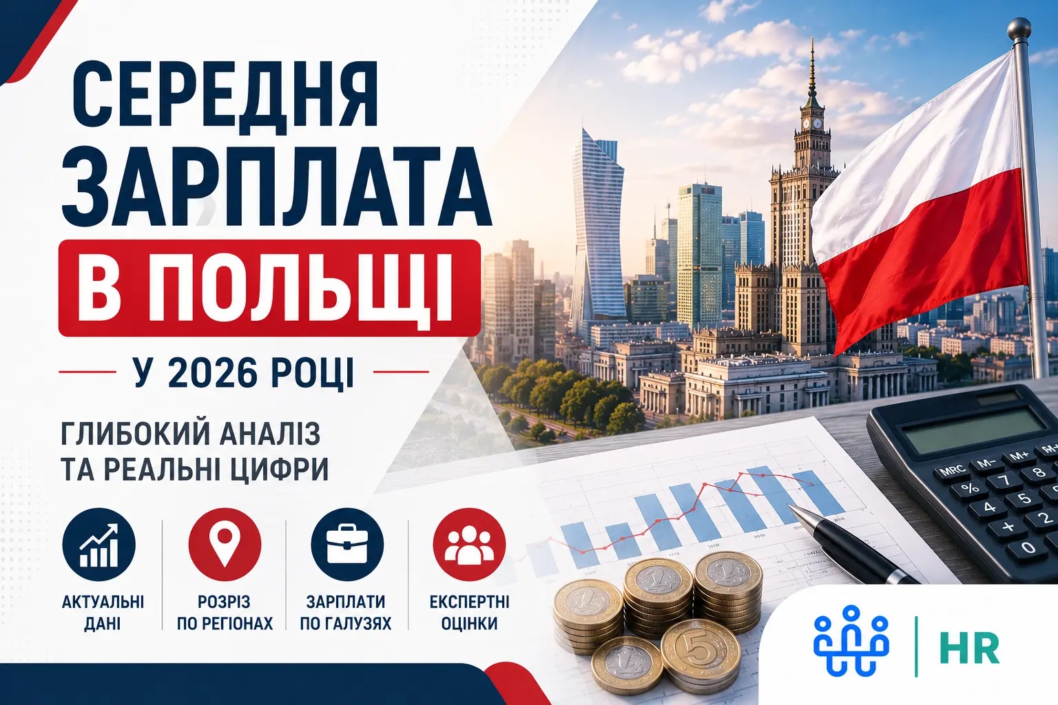 Середня зарплата в Польщі у 2026 році: глибокий аналіз та реальні цифри - Про HR
