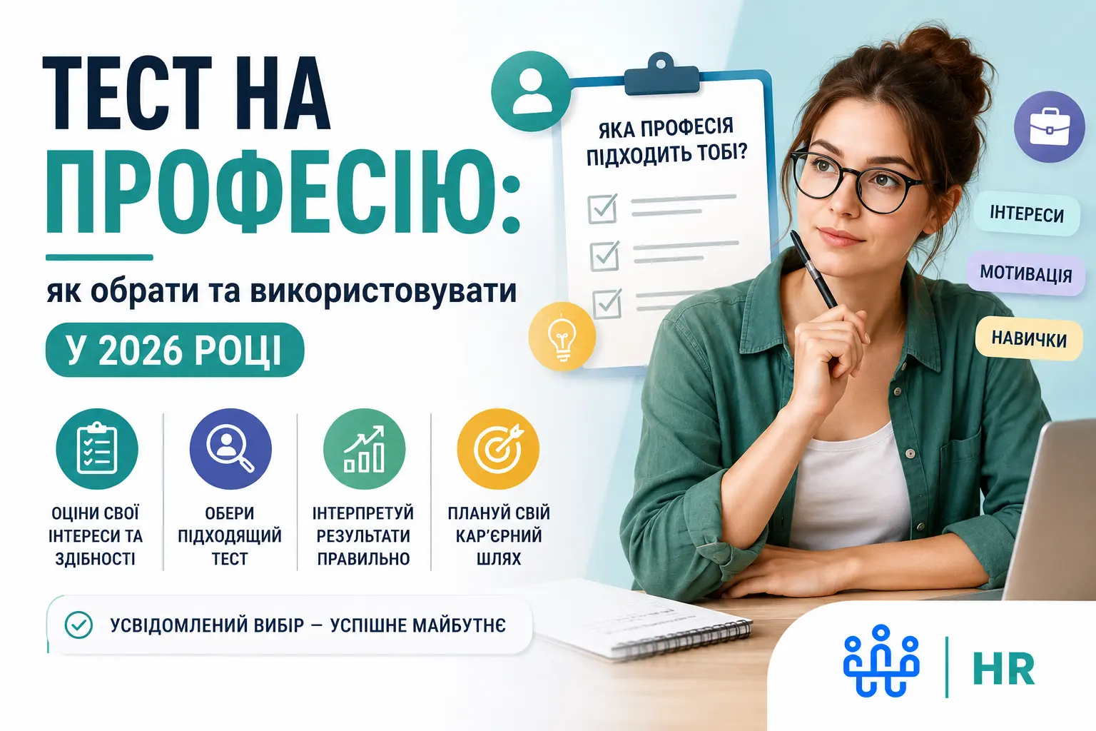 Тест на професію: як обрати та використовувати у 2026 році - Про HR
